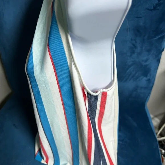 Jones New York Asymmetrical White and Red Tank Top - Picture 7 of 8